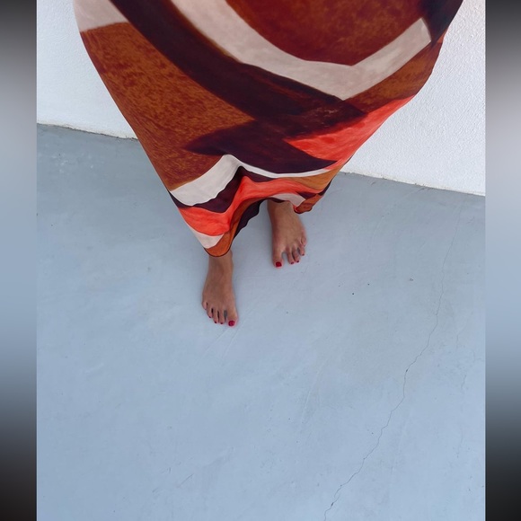 ZARA WOMAN NWT PRINTED DRESS SIZE MEDIUM - Picture 8 of 12